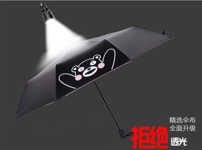 22寸三折创意防晒折叠伞伞面不透光