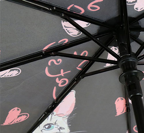 22寸卡通猫咪折叠伞