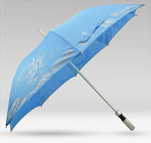雨伞厂家 23寸z直杆蓝天白云创意雨伞批发广告伞定做