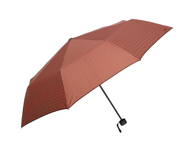 雨伞厂家 21寸3折手开创意格子广告雨伞批发定制