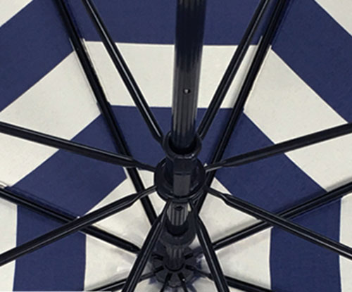 海军蓝条纹小清新直杆伞