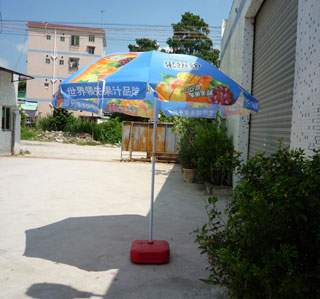 太阳伞,果缤纷广告伞