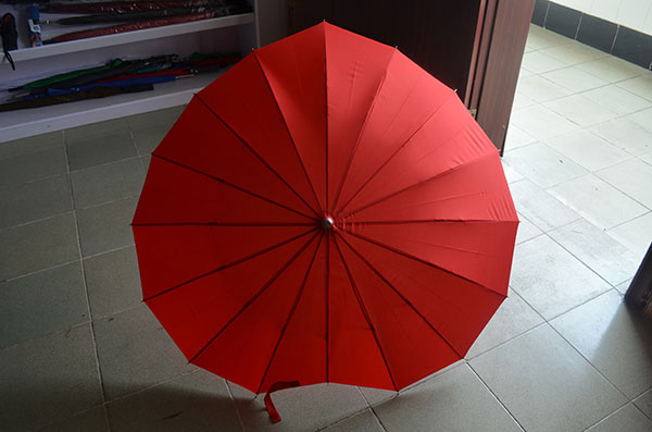 雨伞厂家 创意心形情侣伞  直杆雨伞批发定制