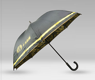 雨伞厂家 23寸直杆双层伞布内层印刷雨伞批发广告伞定做